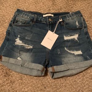 Kancan distressed shorts Sz13